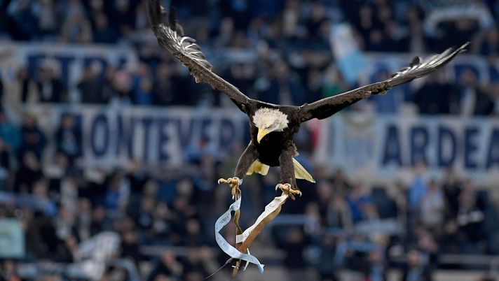 ROME, ITALY - DECEMBER 20: The Eagle Flaminia seen prior to the Serie A match between SS Lazio and US Cremonese at Stadio Olimpico on December 20, 2025 in Rome, Italy. (Photo by Marco Rosi - SS Lazio/Getty Images) Flaminia