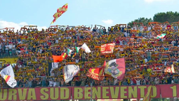 Benevento, Curva Sud esaurita col Verona