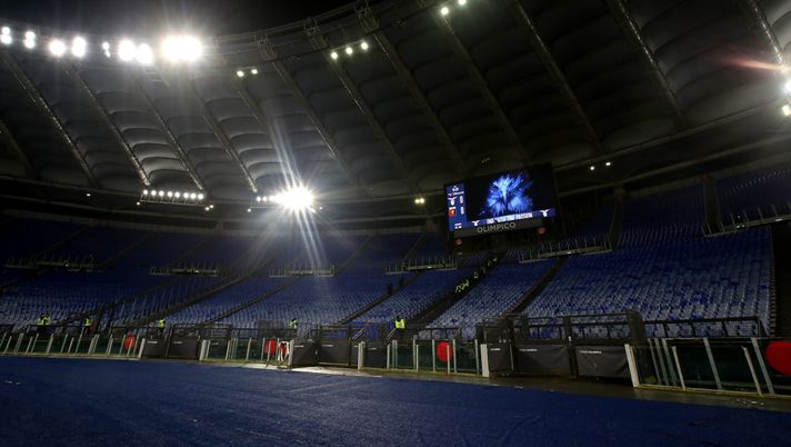 ROME, ITALY - JANUARY 30: A general view of the Stadio Olimpico before the Serie A match between SS Lazio and Genoa CFC at Stadio Olimpico on January 30, 2026 in Rome, Italy. (Photo by Paolo Bruno/Getty Images) Lazio-Genoa, quanti tifosi allo stadio? Il numero dei presenti - immagine 1