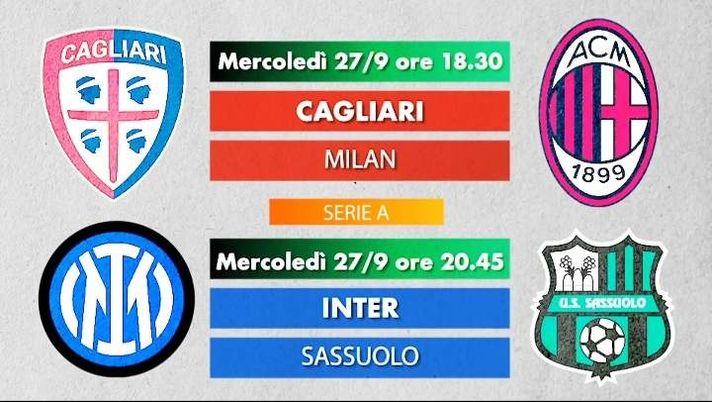L'Inter per la fuga, il Milan per evitarla: il calendario a