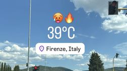 FOTO IG – Quarta soffre il caldo di Firenze pre allenamento