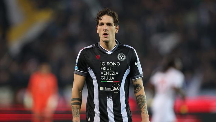 UDINE, ITALY - DECEMBER 08: Nicolò Zaniolo of Udinese looks on durin the Serie A match between Udinese Calcio and Genoa CFC at Stadio Friuli on December 08, 2025 in Udine, Italy. (Photo by Timothy Rogers/Getty Images) Da Udine: “Non sono concessi cali di concentrazione. Zaniolo ha il fuoco dentro” - immagine 1