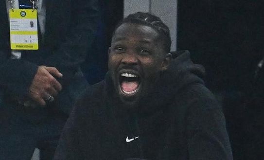 La foto pubblicata dall'Inter L’Inter: “Thuram in modalità fans questa sera”. Il francese è ‘disperato’- immagine 2