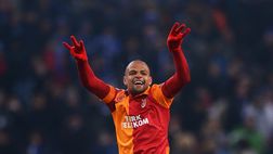 Lo sfottò di Felipe Melo alla Juventus: risate e mano aperta al termine del match contro il Galatasaray
