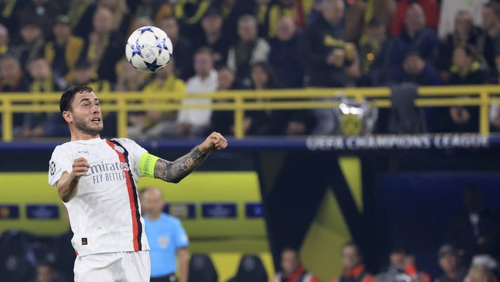 Davide Calabria AC Milan Roma-Milan 1-2 Serie A 2023-2024