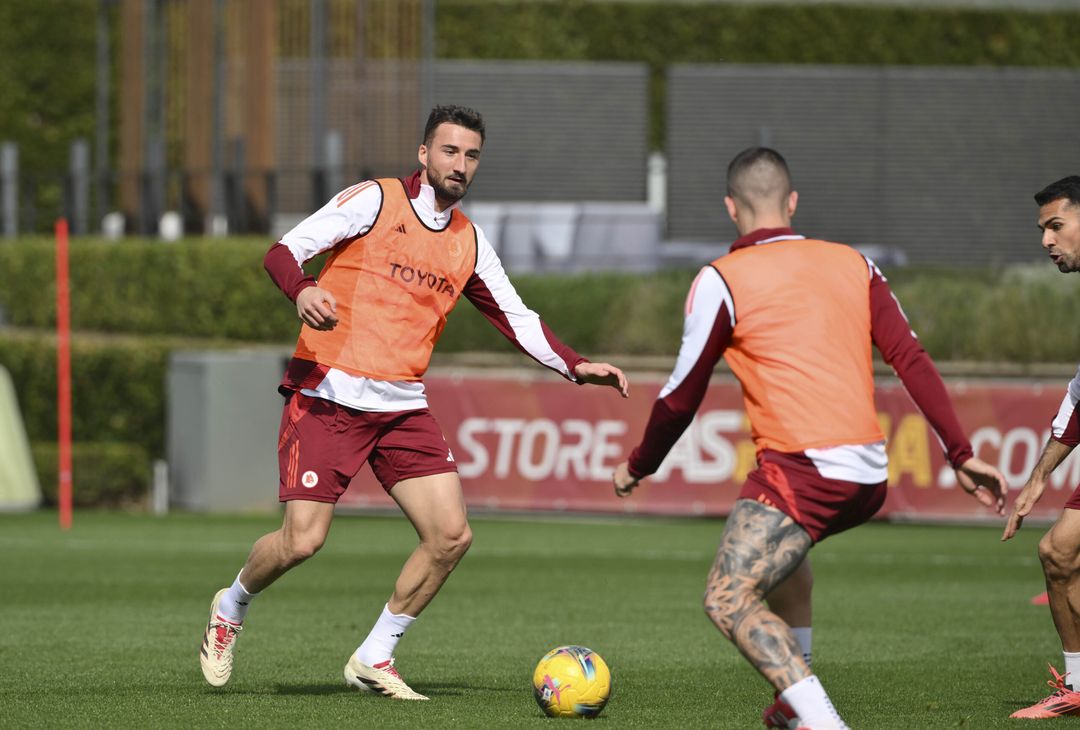 Trigoria, l’allenamento a due giorni dal Como – FOTO GALLERY - immagine 14