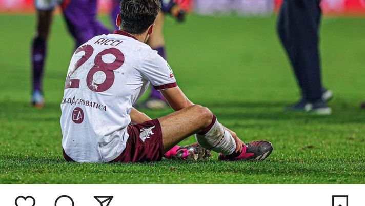 Fiorentina-Torino, i granata sui social: Ricci “Adesso testa al Campionato”- immagine 1