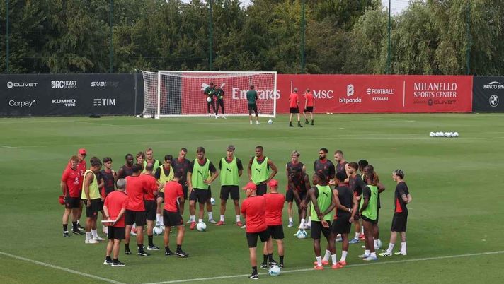 Allenamento AC Milan Milanello