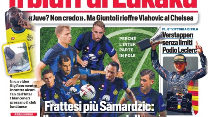 EDICOLA / CdS: Frattesi Più Samardzic, Centrocampo Inter In Pole. Bluff ...