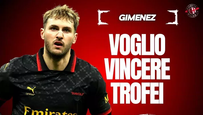 Gimenez ad 'Excelsior': 'Voglio essere un leader nel Milan. Quando Conceicao si arrabbia ...'