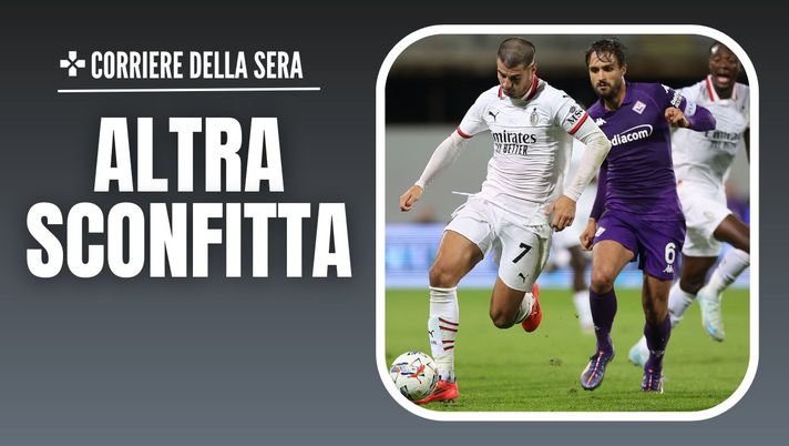 Álvaro Morata AC Milan Fiorentina-Milan 2-1 Serie A 2024-2025