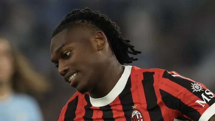 Rafael Leao AC Milan Lazio-Milan 2-2 Serie A 2024-2025