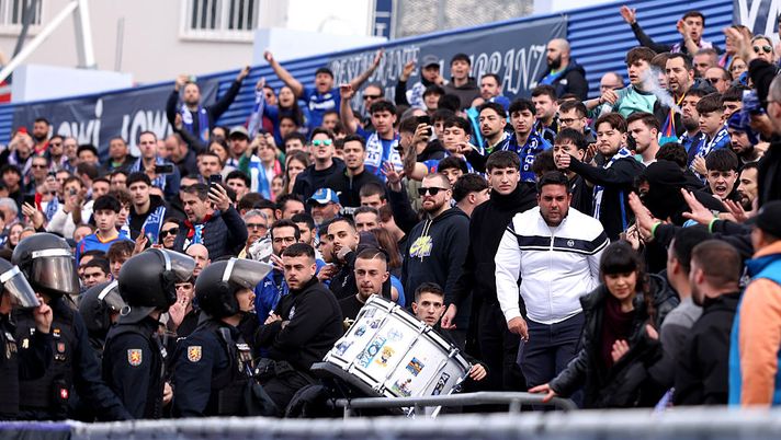 Getafe-Betis Siviglia interrotta per alcuni minuti a causa di scontri tra tifosi - immagine 1