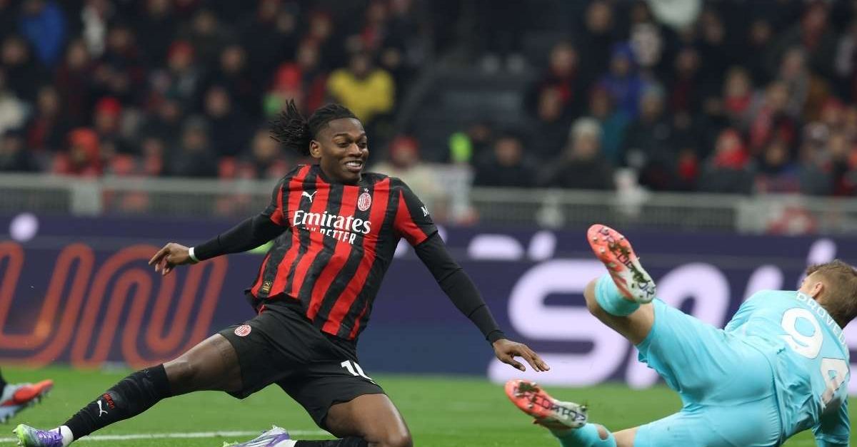 Milan Lazio 1 0 (90?): Leao gol, vittoria meritata con brivido finale | Serie A News