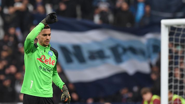 TURIN, ITALY - MARCH 19: Alex Meret of Napoli during the Serie A match between Torino FC and SSC Napoli at Stadio Olimpico di Torino on March 19, 2023 in Turin, Italy. (Photo by SSC NAPOLI/SSC NAPOLI via Getty Images) Torino-Napoli 0-4, Meret: “Vittoria meritata e voluta fortemente” - immagine 1