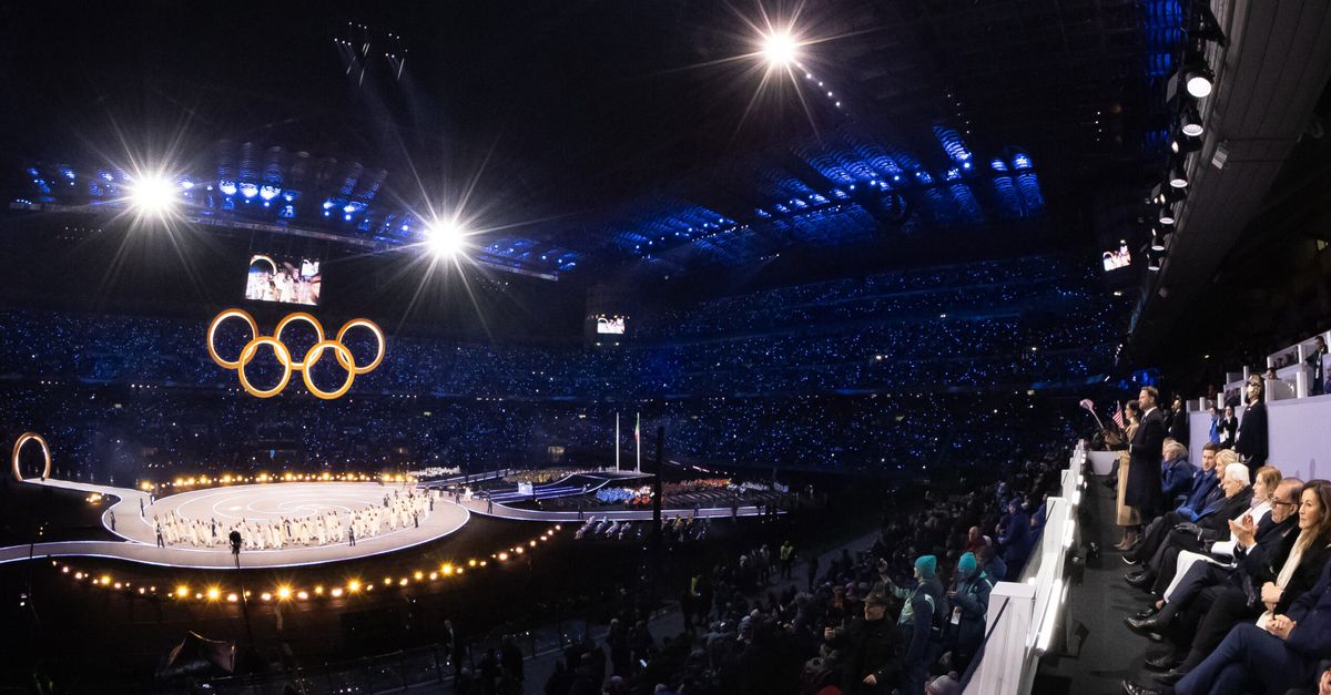 Milano-Cortina, che successo la cerimonia d’apertura: 9 milioni di spettatori, 46% di share