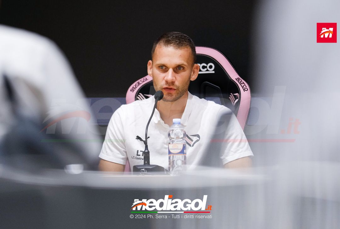 FOTO PALERMO, la presentazione di Alexis Blin in conferenza stampa (Gallery) - immagine 14