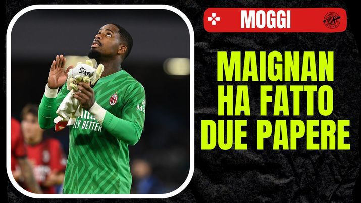 Maignan AC Napoli-Milan 2-2 Serie A 2023-2024