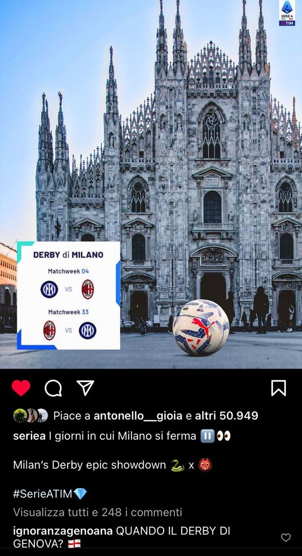 C’è derby e derby…ecco quando si ferma Milano: e Genova?- immagine 2