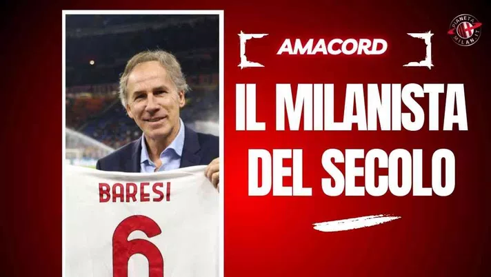 Baresi, il Milanista del Secolo. Marani: 'Non è scappato neanche alla Serie B'