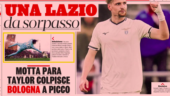 Il Bologna crolla con la Lazio: le prime dei giornali- immagine 2