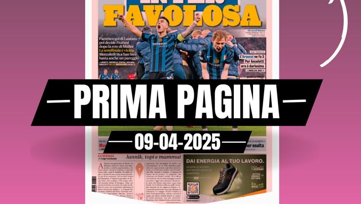 Prima pagina Gazzetta dello Sport: Milan, Maignan al bivio. Guaio Walker