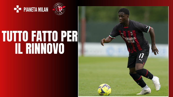 Chaka Traoré, giocatore del Milan Primavera (getty images)