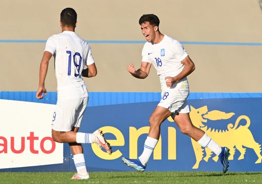 FORLI, ITALIA - OTTOBRE 31: Charalampos Kostoulas con la Grecia Under 17. (Foto di Giuseppe Bellini/Getty Images) Brighton Kostoulas