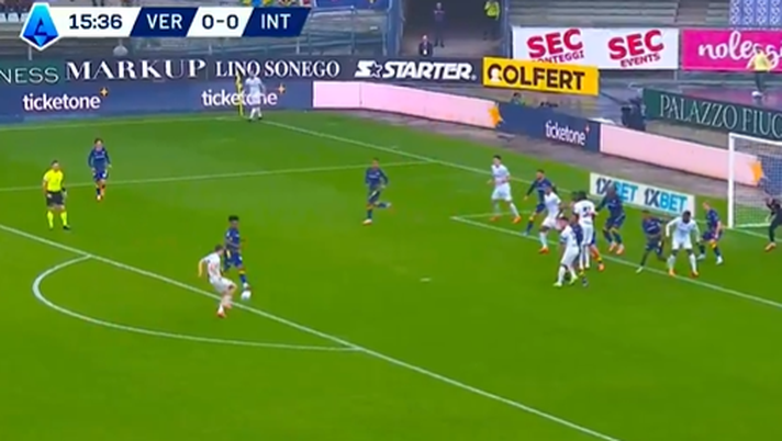 Zielinski si candida per il gol più bello dell’anno in Verona-Inter – IL VIDEO - immagine 1