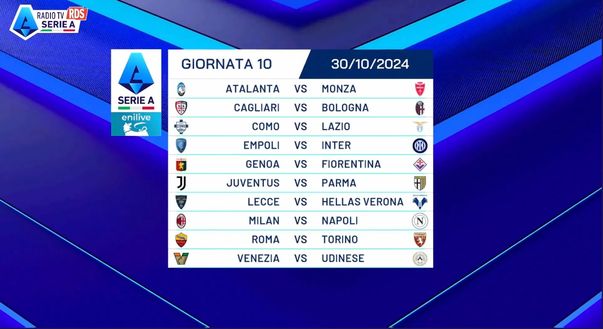 Serie A 24-25, il calendario completo: da Inter-Milan alla Juve, tutte le giornate - immagine 30