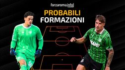 Roma-Sassuolo, le probabili formazioni: tornano Hermoso e Mancini, c’è Tsimikas