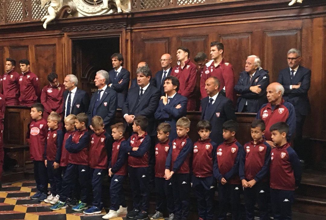 Fotogallery – Le giovanili granata a Superga per la messa di fine stagione- immagine 1