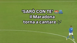 VIDEO Napoli show contro il Como, al Maradona torna il coro “Sarò con te”