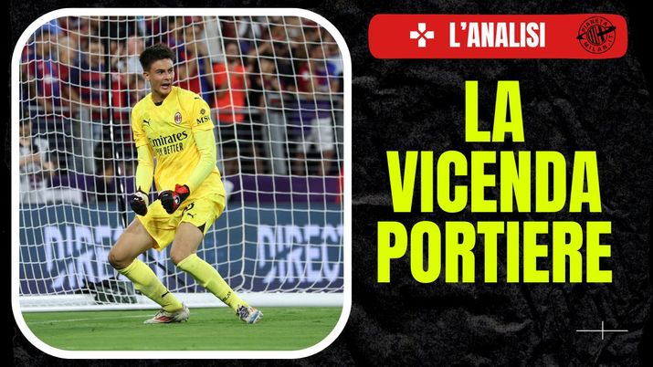 Lorenzo Torriani (portiere AC Milan), qui al termine dell'amichevole Barcellona-Milan 5-6 dcr, terza partita dei rossoneri al Soccer Champions Tour 2024 negli USA | News (Getty Images) Lorenzo Torriani AC Milan amichevole Barcellona-Milan 5-6 dcr Soccer Champions Tour 2024 USA