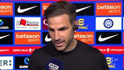 Fabregas: “Grande prestazione, mancato qualcosa. So da dove veniamo. I giocatori dell’Inter…”