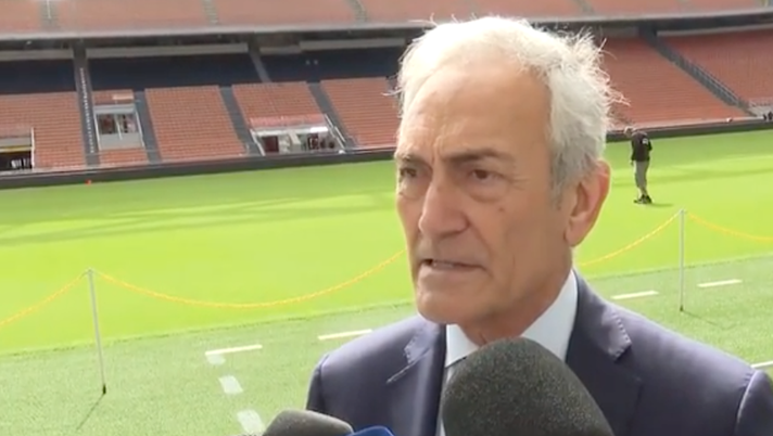 Gravina: “Mancini al Napoli? Ipotesi fantomatiche. Tre finali grande risultato per l’Italia” - immagine 1