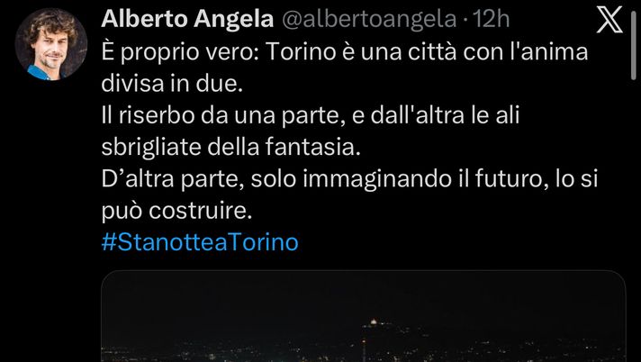 Alberto Angela ricorda il Grande Torino: “Il 4 maggio 1949 la storia del calcio si è fermata” Alberto Angela ricorda il Grande Torino: “Il 4 maggio 1949 la storia del calcio si è fermata” - immagine 1