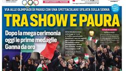 PRIMA PAGINA CORRIERE DELLO SPORT OGGI: “Gilmour strega il Napoli”