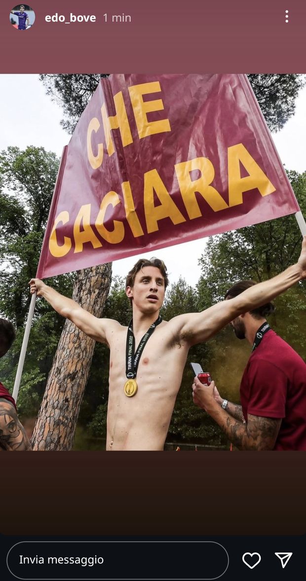 Roma, Bove celebra l’anniversario della Conference: lo scatto condiviso sui social- immagine 2