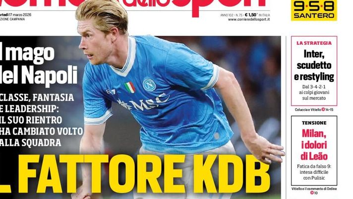 Prime pagine giornali sportivi oggi: il Napoli sui media- immagine 1
