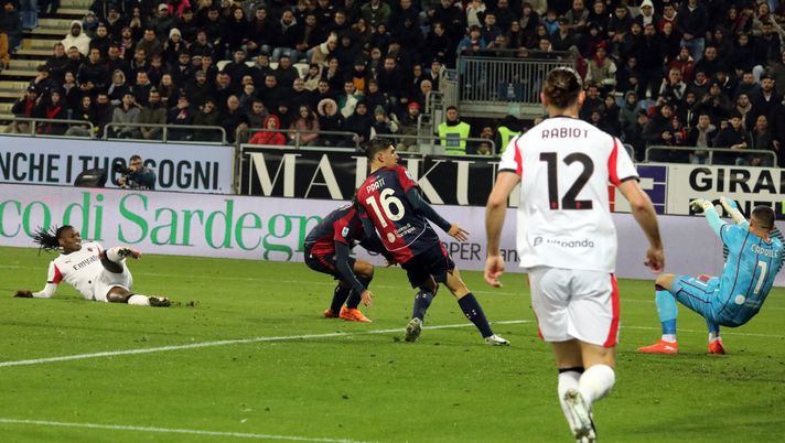 SERIE A – Leao porta il Milan al primo posto: un gol del portoghese piega il Cagliari - immagine 1