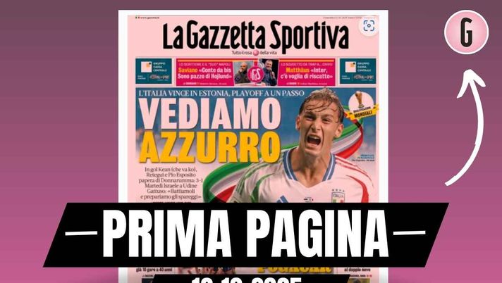 Prima pagina Gazzetta dello Sport: 'Milan, incredibile Modric, giocate già 10 gare a 40 anni'