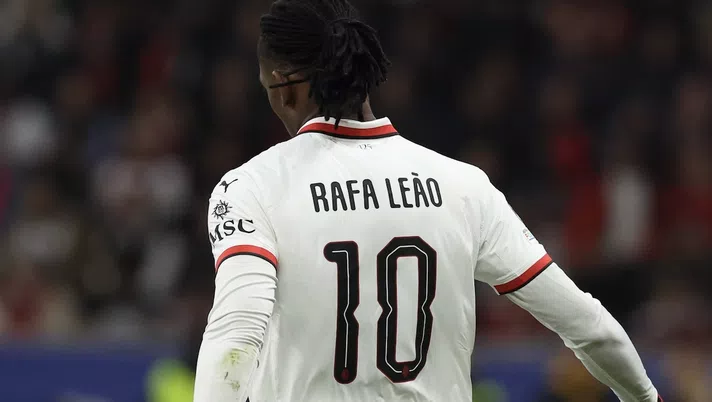 Rafael Leao AC Milan Bayer Leverkusen-Milan 1-0 Champions League 2024-2025