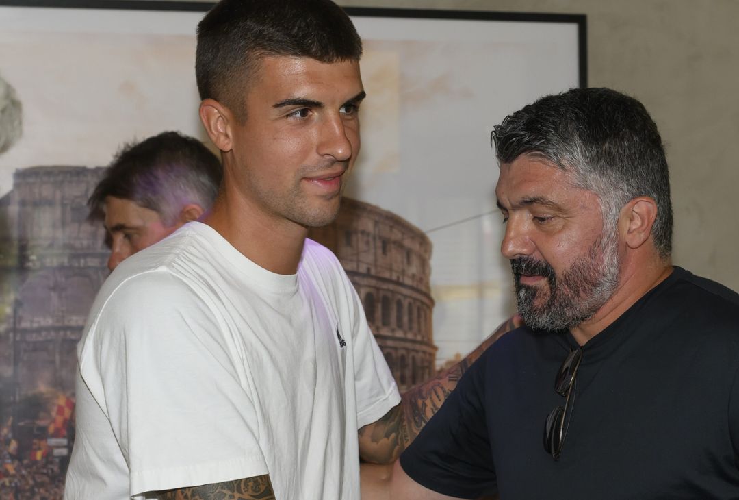 Il ct Gattuso in visita a Trigoria: l’incontro con Gasp e la squadra – FOTO GALLERY - immagine 9