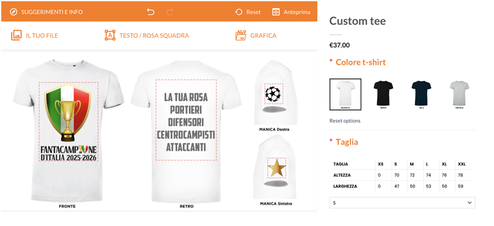 La maglia celebrativa di SOS Fanta è tornata online: acquistala qui se hai vinto il fantacalcio 2025-2026- immagine 3