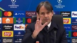 Inzaghi e quel gesto “tre” in conferenza stampa