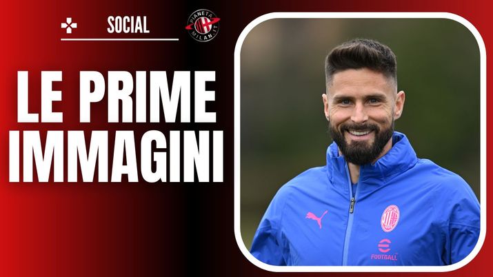 Olivier Giroud AC Milan Milan-Cagliari 5-1 Serie A 2023-2024