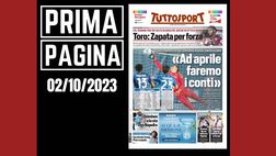 Prima pagina Tuttosport: “Allegri: ‘Ad aprile faremo i conti'”