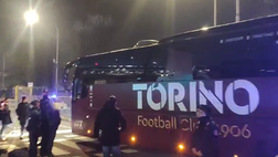 Video – Torino-Empoli, l’arrivo del pullman granata allo stadio