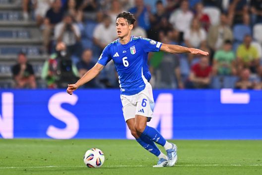 REGGIO NELL'EMILIA, ITALY - JUNE 9: Samuele Ricci of Italy during the FIFA 2026 Qualifier between Italy and Moldova at Mapei Stadium - Citta' del Tricolore on June 09, 2025 in Reggio nell'Emilia, Italy. (Photo by Alessandro Sabattini/Getty Images) Ricci Milan